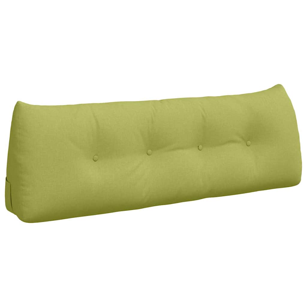 VidaXL coussin de dossier vert clair 140 x 24 x 50 cm tissu