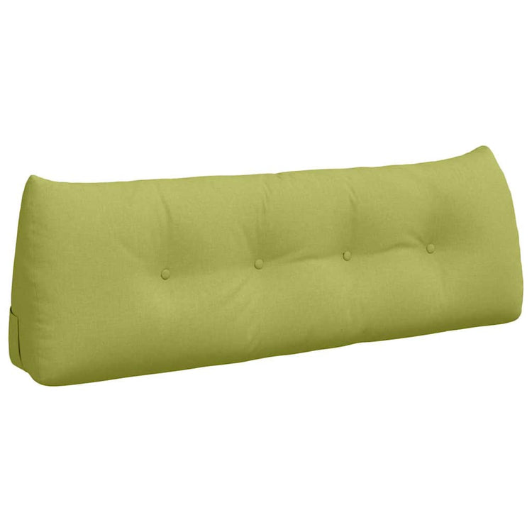 VidaXL coussin de dossier vert clair 140 x 24 x 50 cm tissu