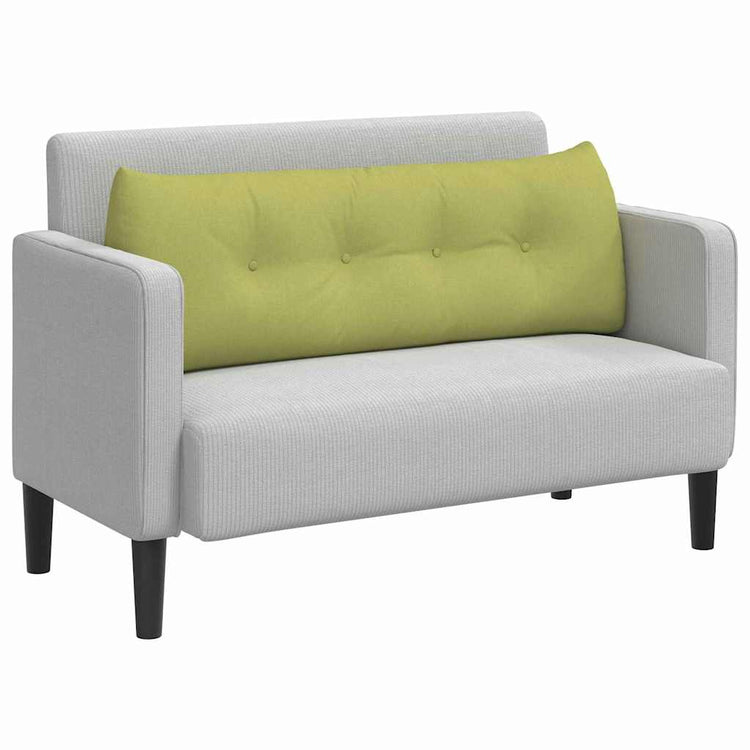 VidaXL coussin de dossier vert clair 140 x 24 x 50 cm tissu