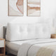 VidaXL coussin de dossier blanc 140 x 24 x 50 cm tissu
