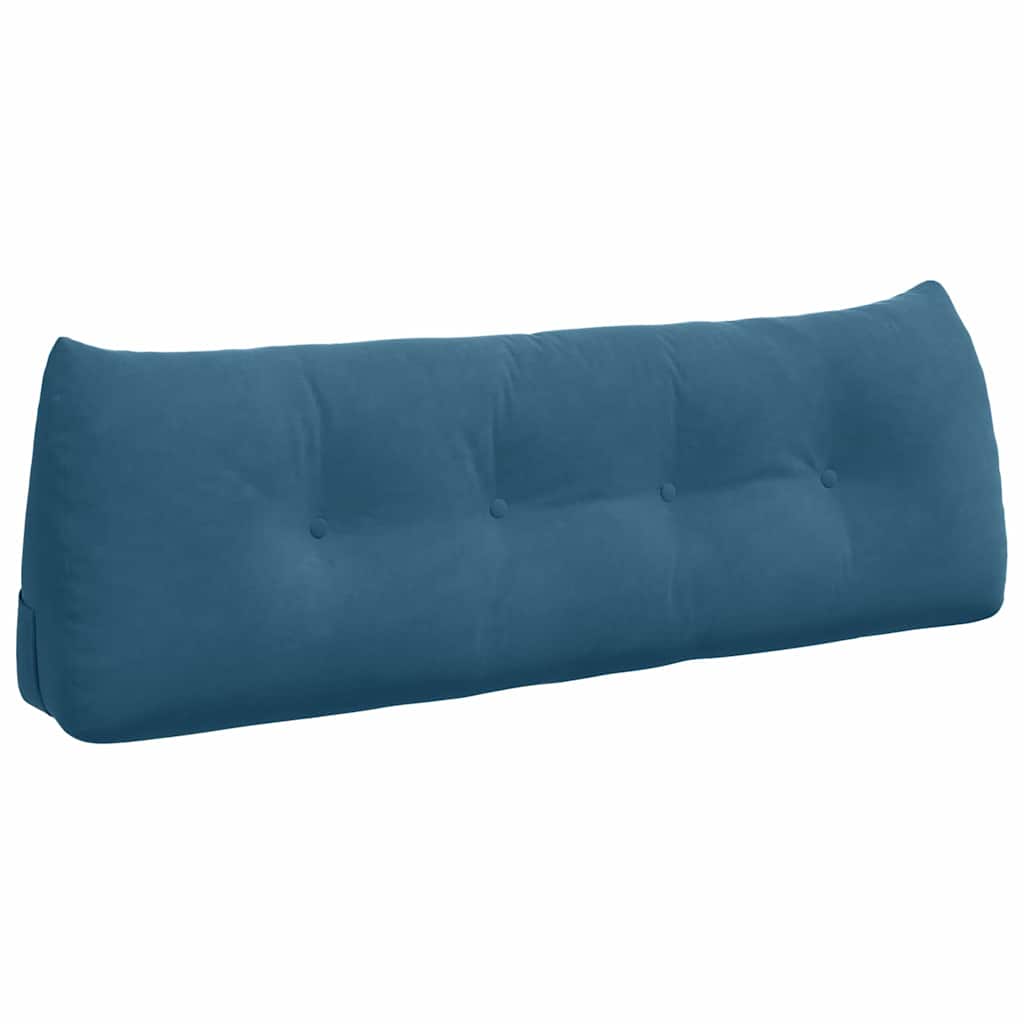 Vidaxx coussin de dossier bleu 140 x 24 x 50 cm velours