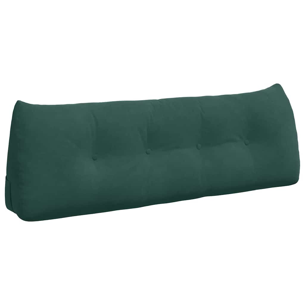 Vidaxx coussin de dossier vert foncé 140 x 24 x 50 cm velours
