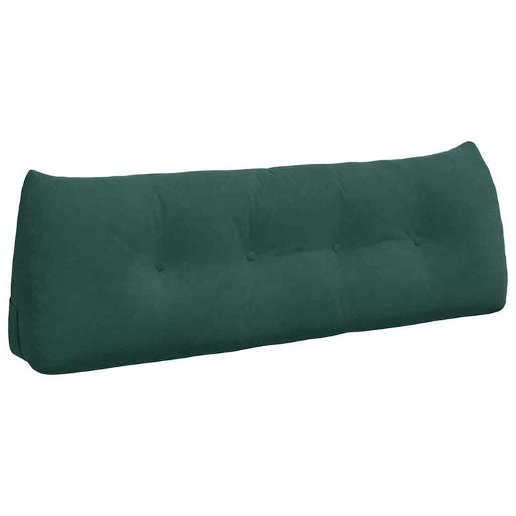 Vidaxx coussin de dossier vert foncé 140 x 24 x 50 cm velours