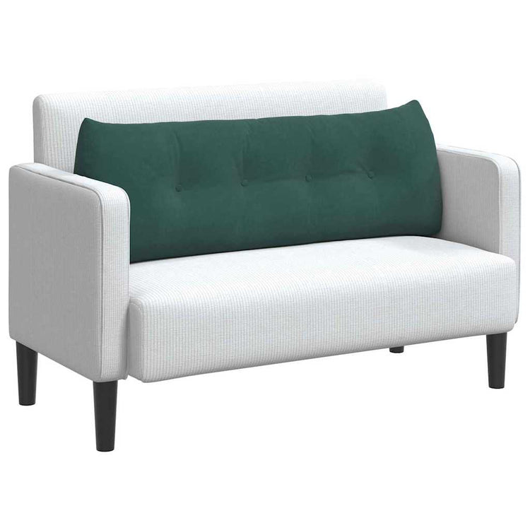 Vidaxx coussin de dossier vert foncé 140 x 24 x 50 cm velours