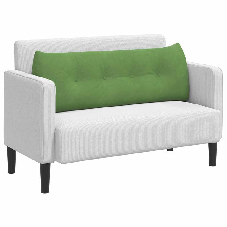 Vidaxx coussin de dossier vert clair 140 x 24 x 50 cm velours