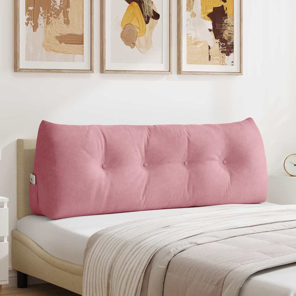 Vidaxx coussin de dossier rose 140 x 24 x 50 cm velours
