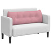 Vidaxx coussin de dossier rose 140 x 24 x 50 cm velours