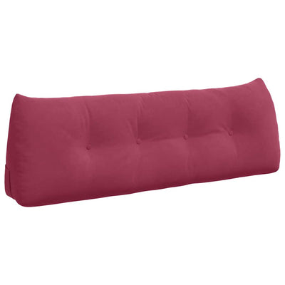 Vidaxx coussin de dossier rouge vin 140 x 24 x 50 cm velours