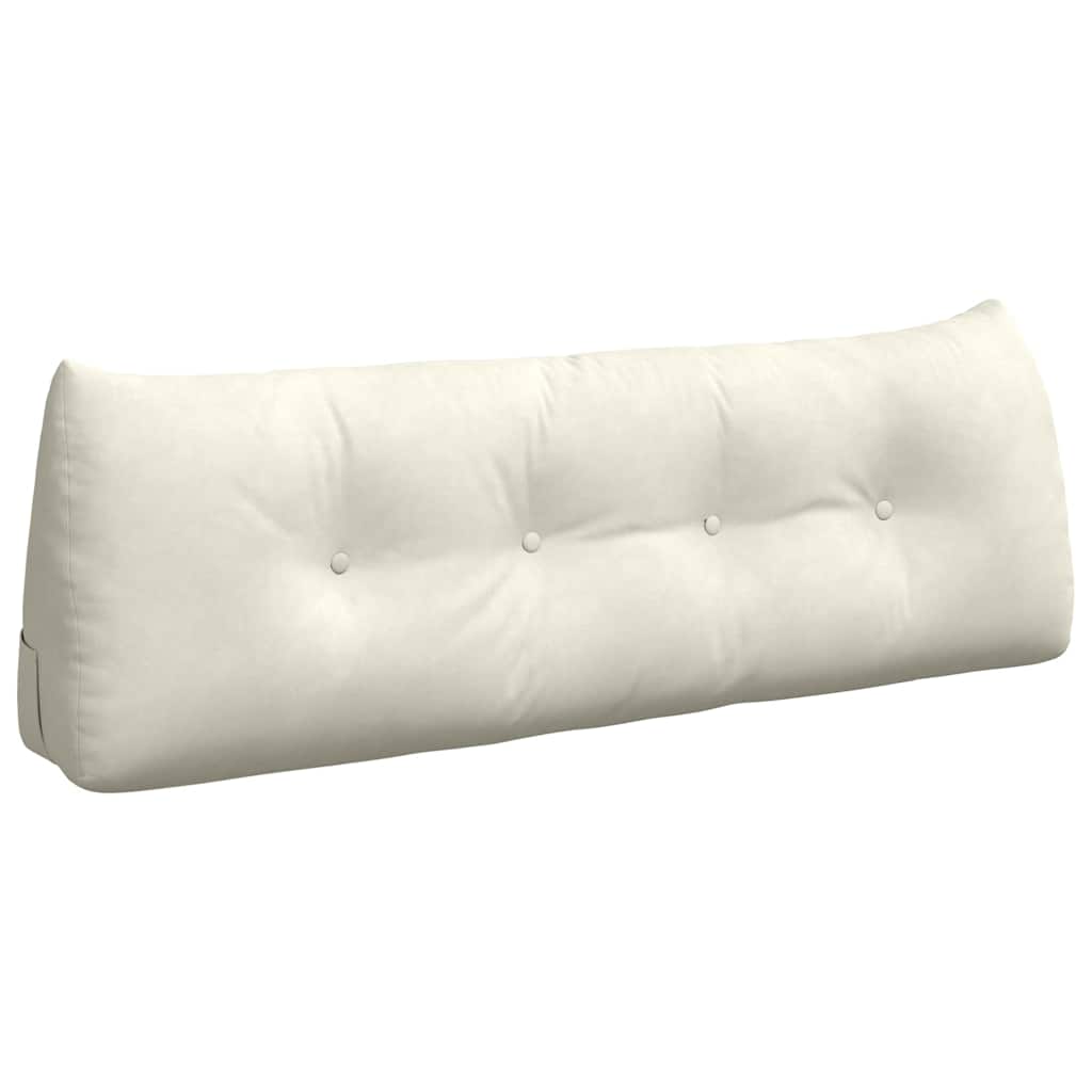 Vidaxx coussin de dossier crème 140 x 24 x 50 cm velours