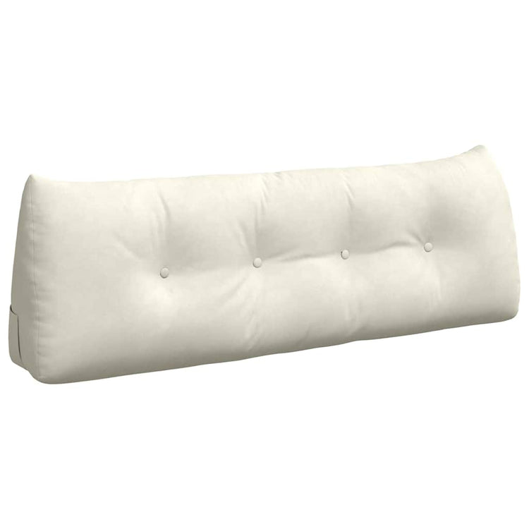 Vidaxx coussin de dossier crème 140 x 24 x 50 cm velours