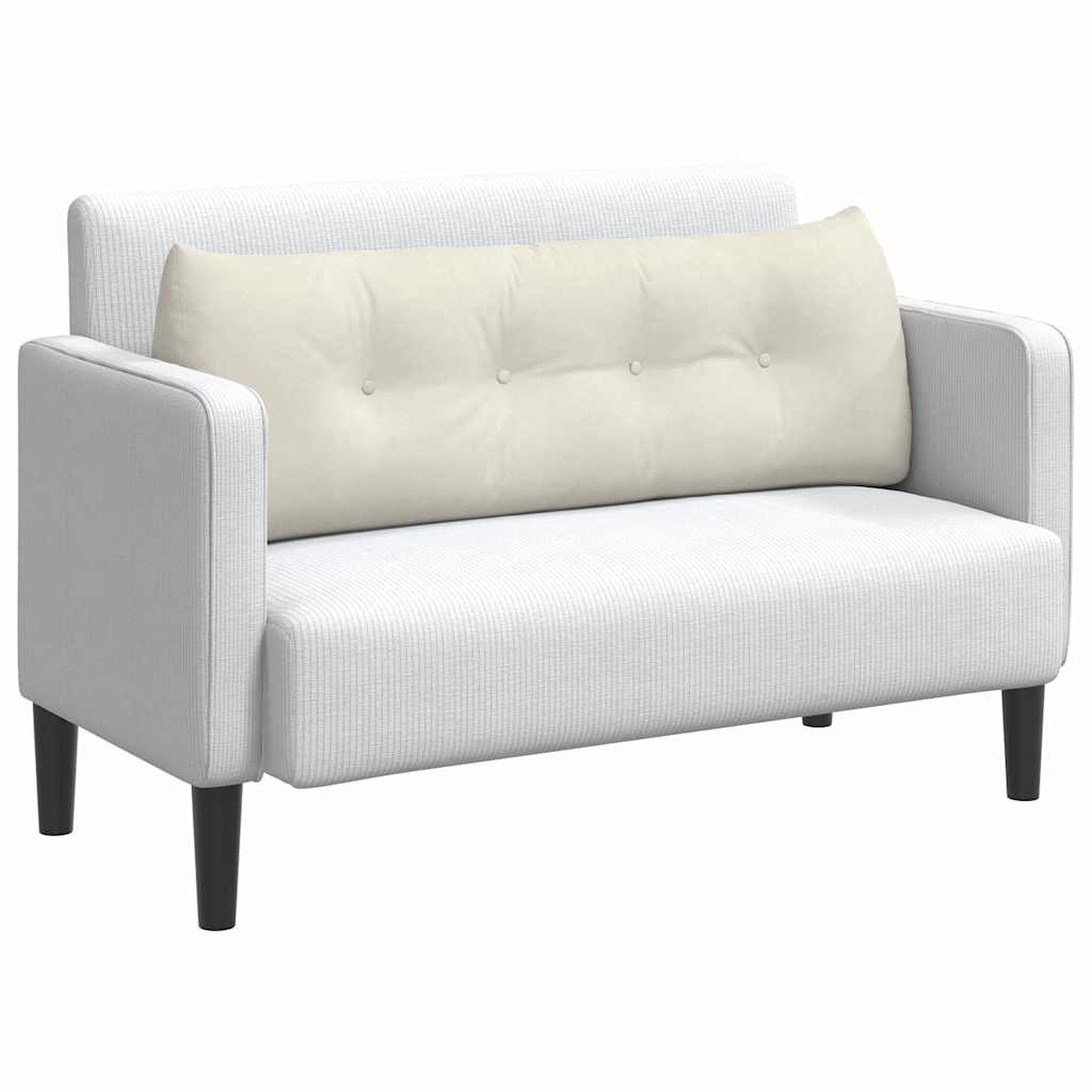 Vidaxx coussin de dossier crème 140 x 24 x 50 cm velours