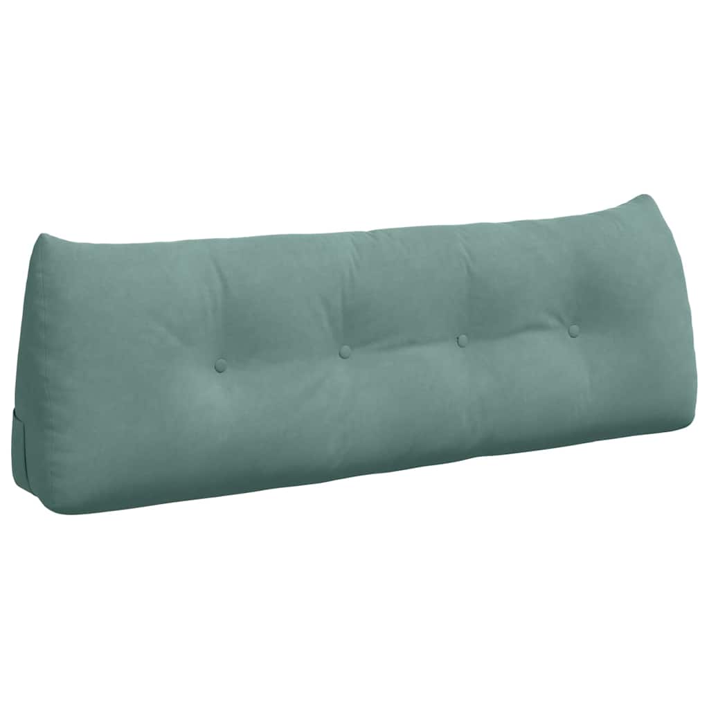 Vidaxx coussin de dossier vert d'eau 140 x 24 x 50 cm velours