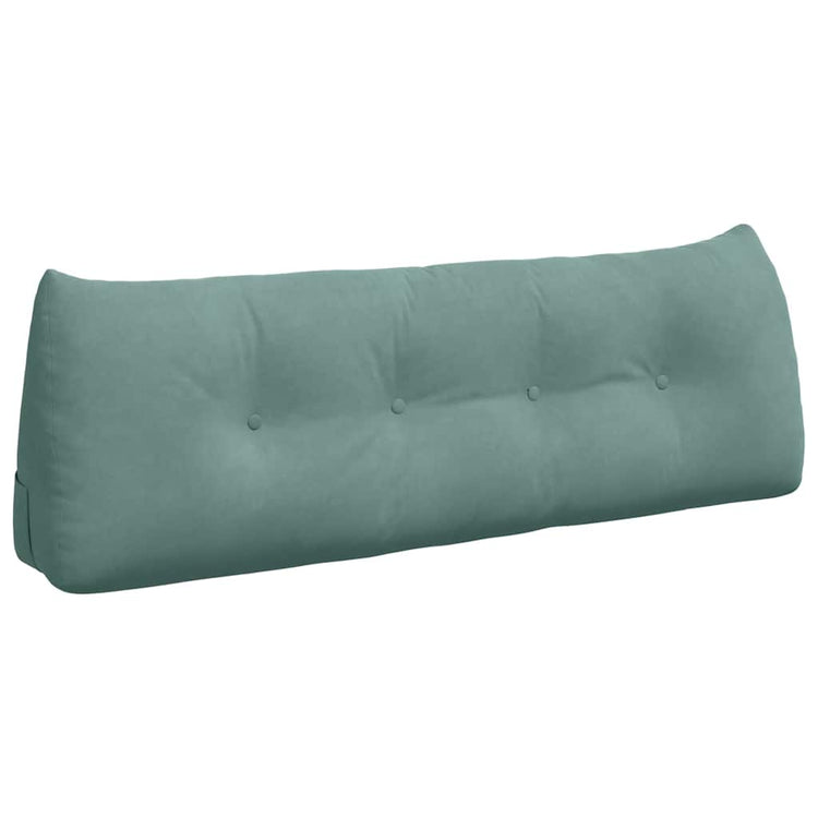 Vidaxx coussin de dossier vert d'eau 140 x 24 x 50 cm velours