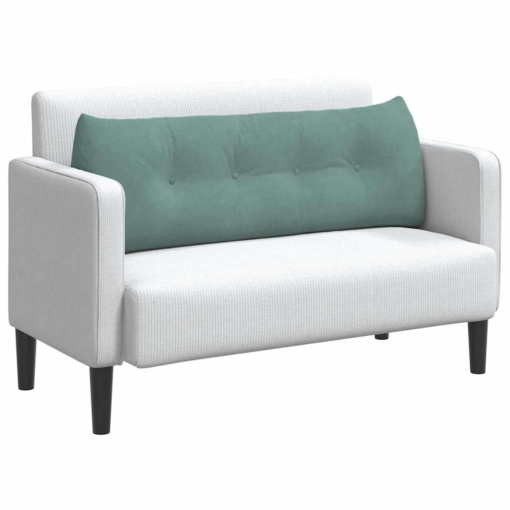 Vidaxx coussin de dossier vert d'eau 140 x 24 x 50 cm velours