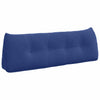 Vidaxx coussin de dossier police bleu 140 x 24 x 50 cm velours