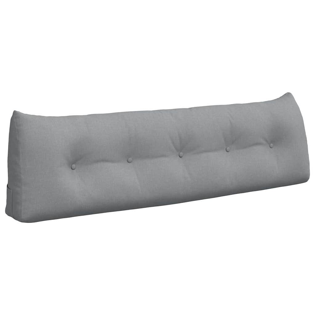 Vidaxx coussin de dossier gris clair 160 x 24 x 50 cm tissu