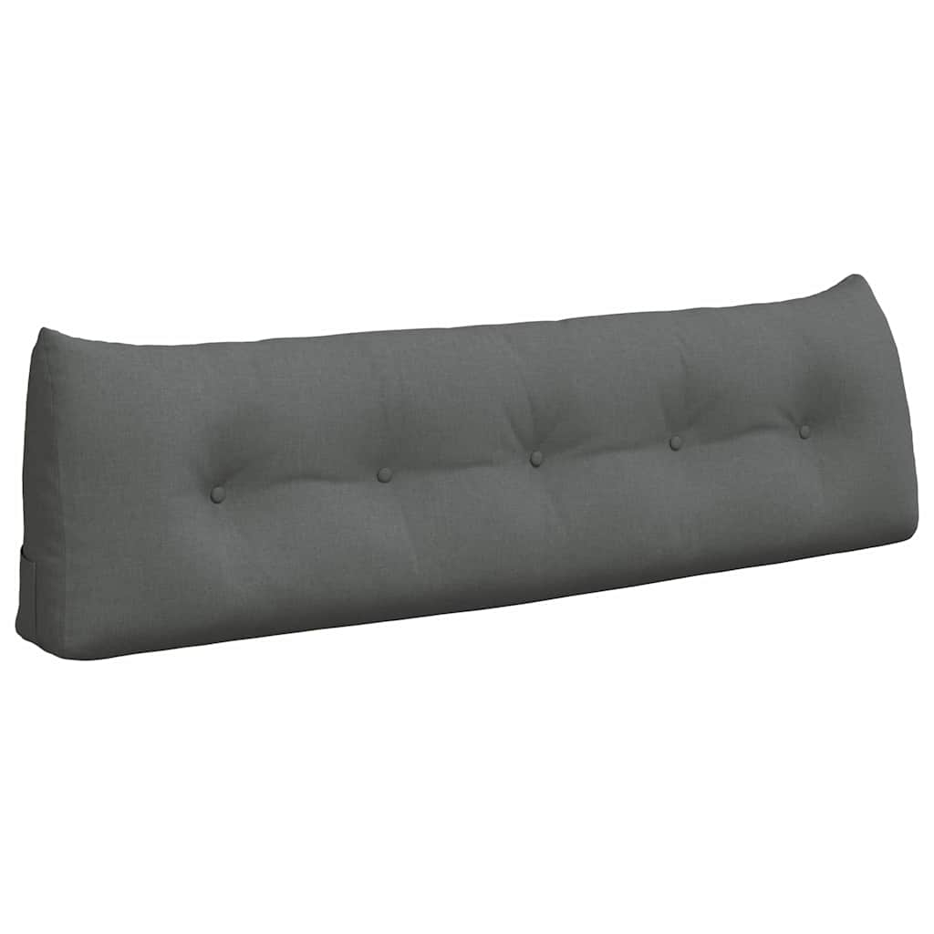 Vidaxx coussin de dossier gris foncé 160 x 24 x 50 cm tissu