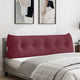 Vidaxx coussin de dossier rouge vin 160 x 24 x 50 cm tissu