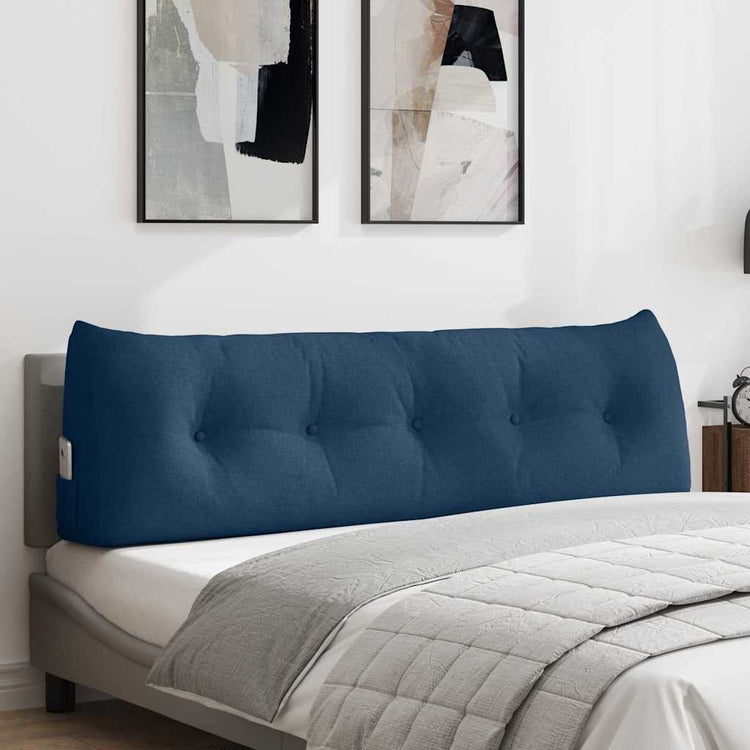 Vidaxx coussin de dossier bleu 160 x 24 x 50 cm tissu