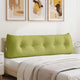VidaXL coussin de dossier vert clair 160 x 24 x 50 cm tissu