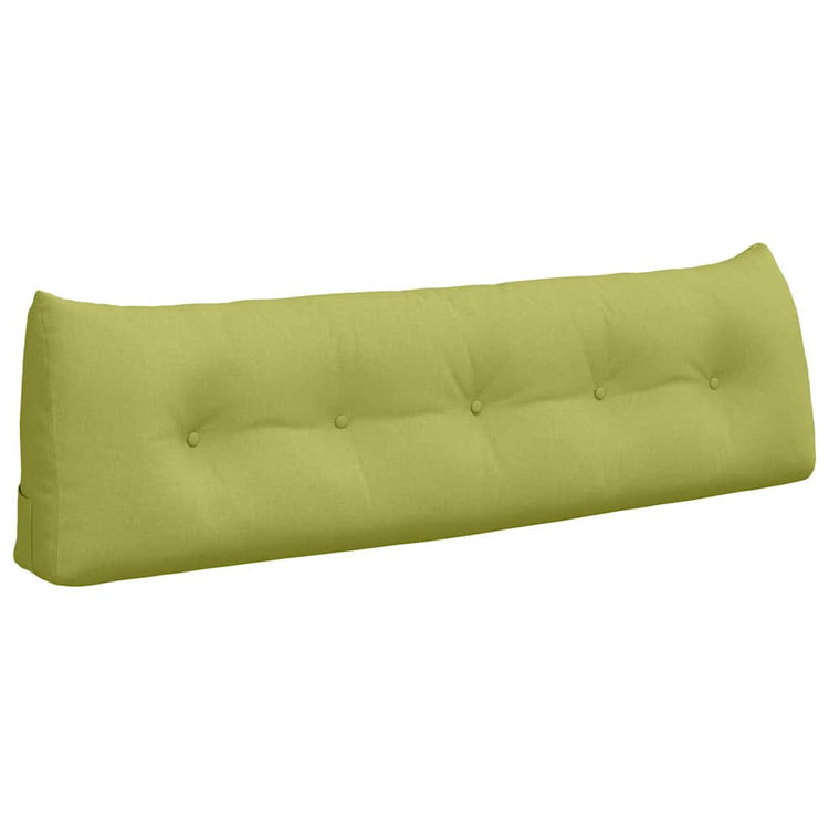 VidaXL coussin de dossier vert clair 160 x 24 x 50 cm tissu