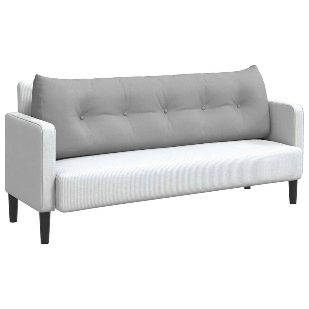 Vidaxx coussin de dossier gris nuage 160 x 24 x 50 cm tissu