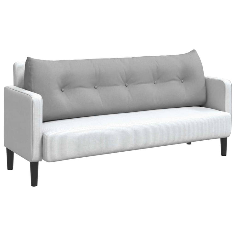 Vidaxx coussin de dossier gris nuage 160 x 24 x 50 cm tissu