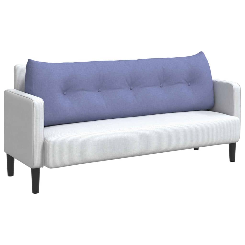 Vidaxx coussin de dossier jeans bleu 160 x 24 x 50 cm tissu