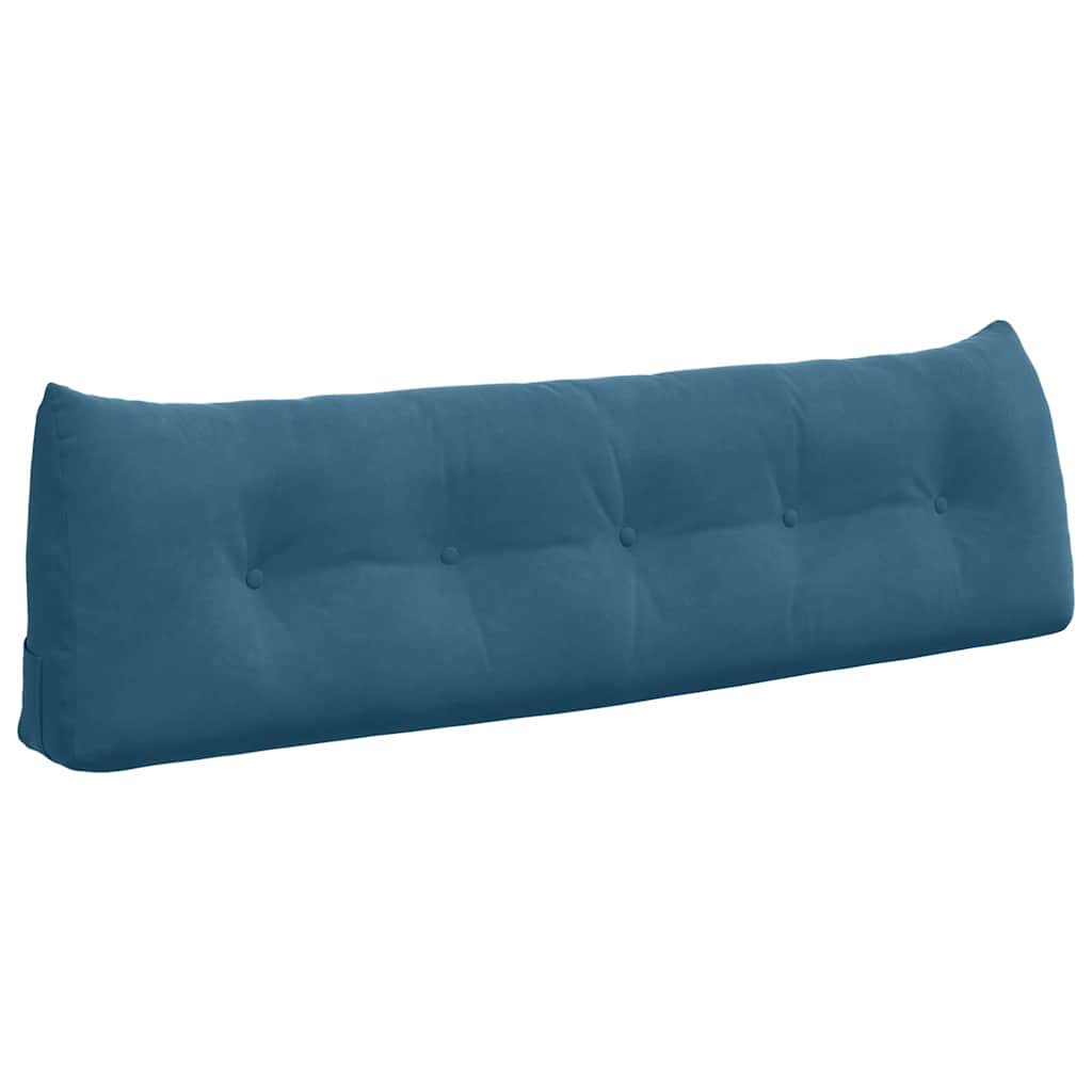 Vidaxx coussin de dossier bleu 160 x 24 x 50 cm velours