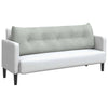 Vidaxx coussin de dossier gris clair 160 x 24 x 50 cm velours