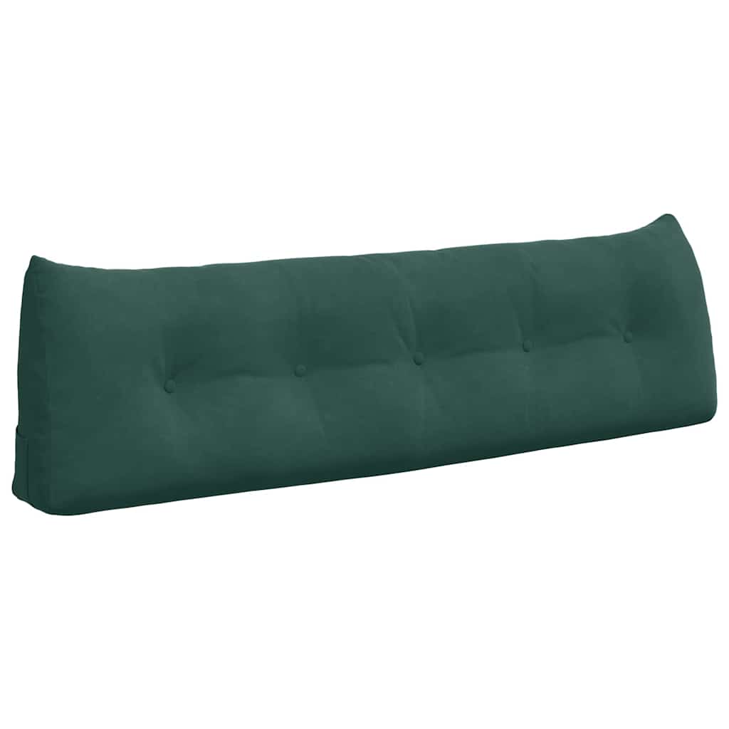 Vidaxx coussin de dossier vert foncé 160 x 24 x 50 cm velours