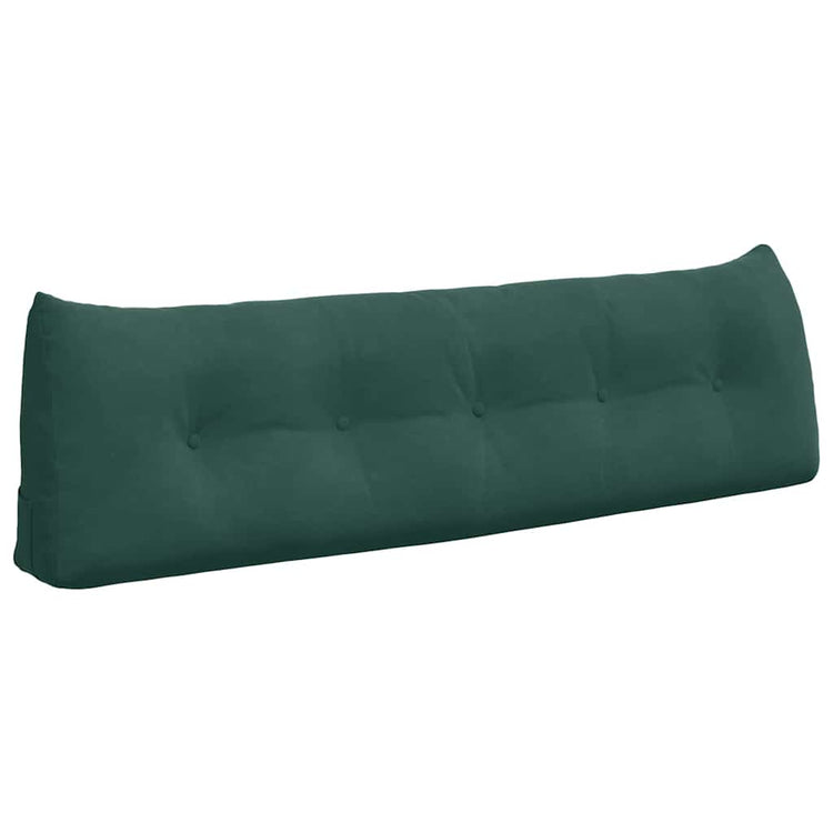 Vidaxx coussin de dossier vert foncé 160 x 24 x 50 cm velours