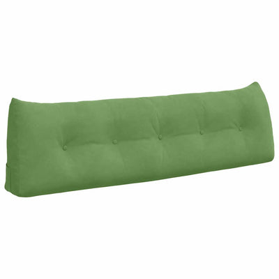 Vidaxx coussin de dossier vert clair 160 x 24 x 50 cm velours