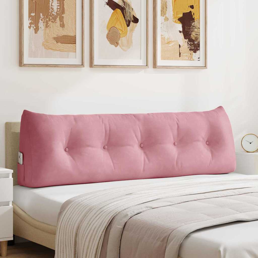 Vidaxx coussin de dossier rose 160 x 24 x 50 cm velours