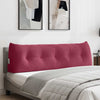 Vidaxx coussin de dossier rouge vin 160 x 24 x 50 cm velours