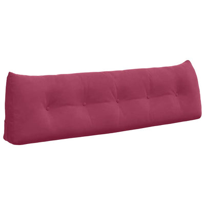 Vidaxx coussin de dossier rouge vin 160 x 24 x 50 cm velours