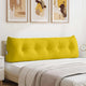 Vidaxx coussin de dossier jaune 160 x 24 x 50 cm velours