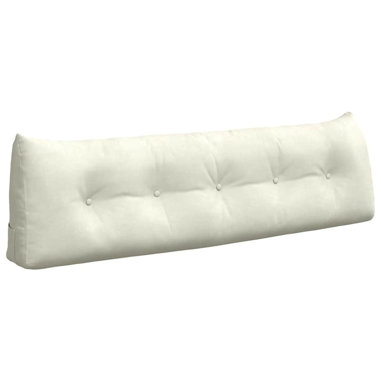 Vidaxx coussin de dossier crème 160 x 24 x 50 cm velours