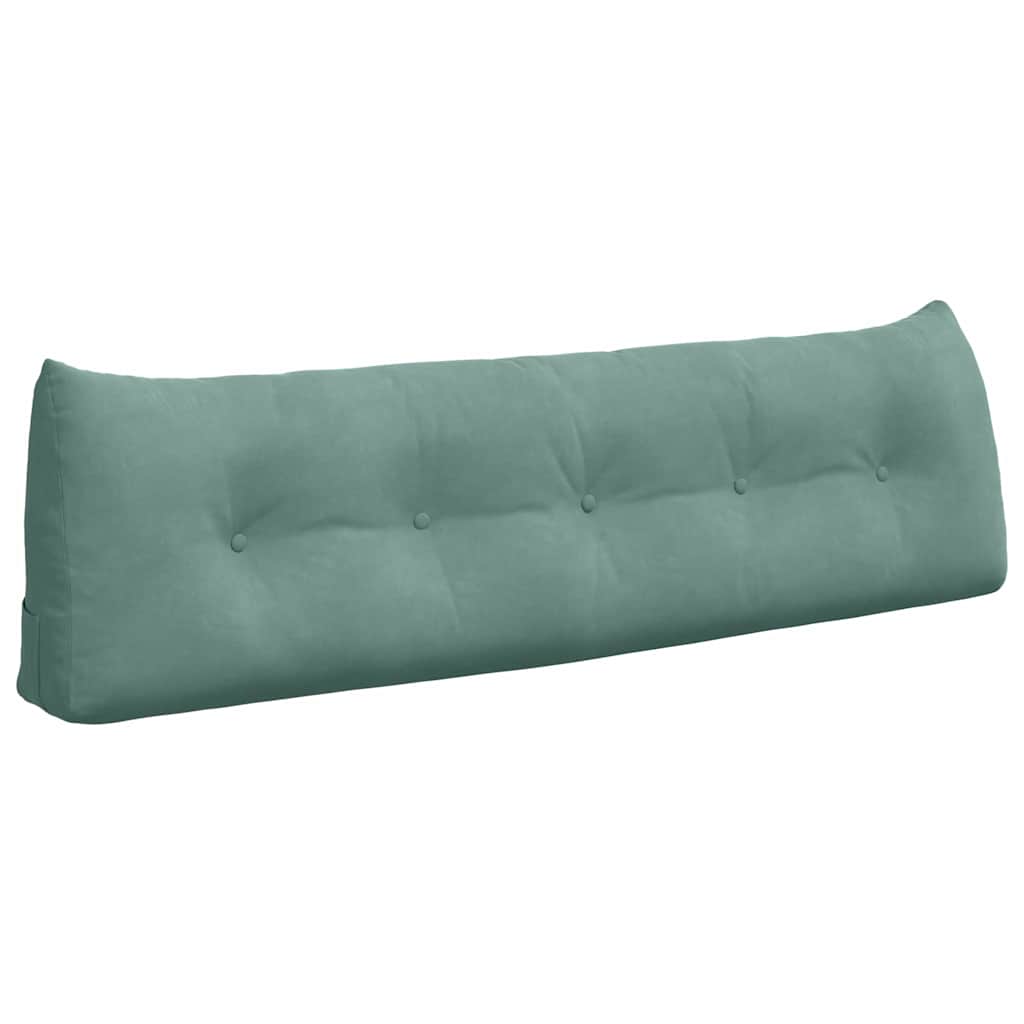 Vidaxx coussin de dossier vert d'eau 160 x 24 x 50 cm velours