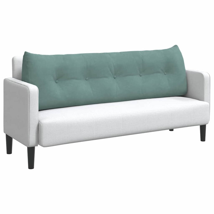 Vidaxx coussin de dossier vert d'eau 160 x 24 x 50 cm velours