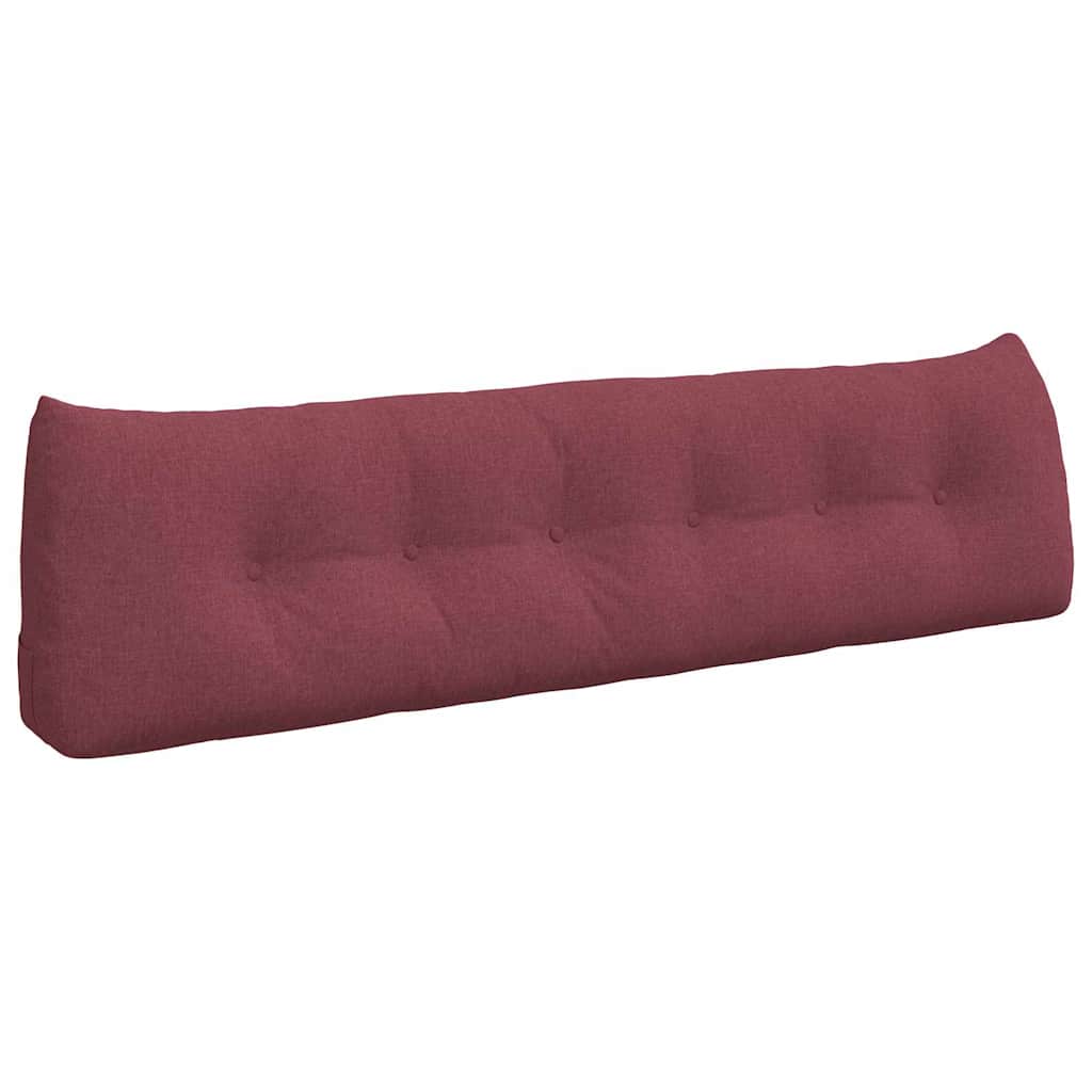 Vidaxx coussin de dossier rouge vin 180 x 24 x 50 cm tissu