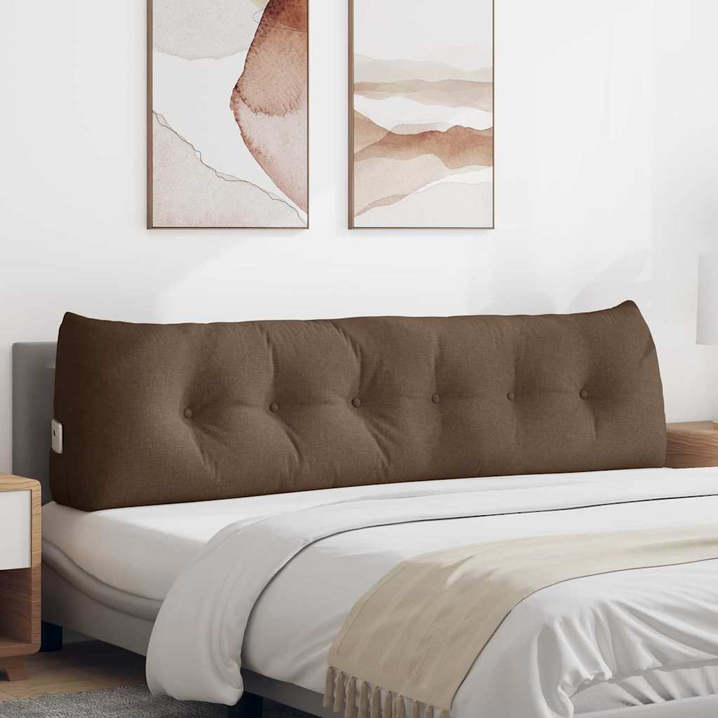 Vidaxx coussin de dossier marron 180 x 24 x 50 cm tissu