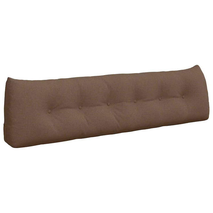 Vidaxx coussin de dossier marron 180 x 24 x 50 cm tissu