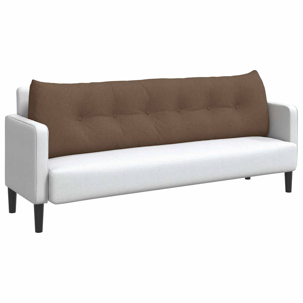 Vidaxx coussin de dossier marron 180 x 24 x 50 cm tissu