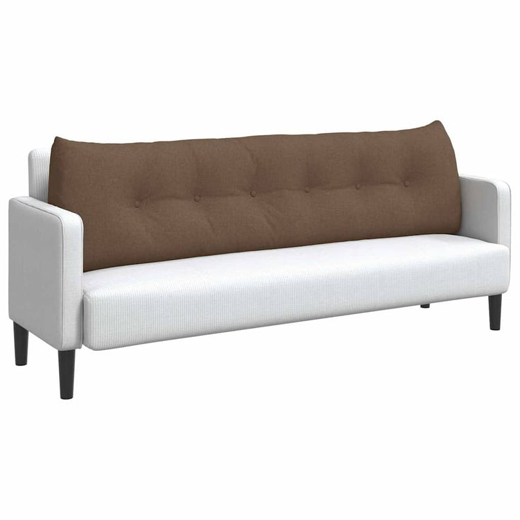 Vidaxx coussin de dossier marron 180 x 24 x 50 cm tissu
