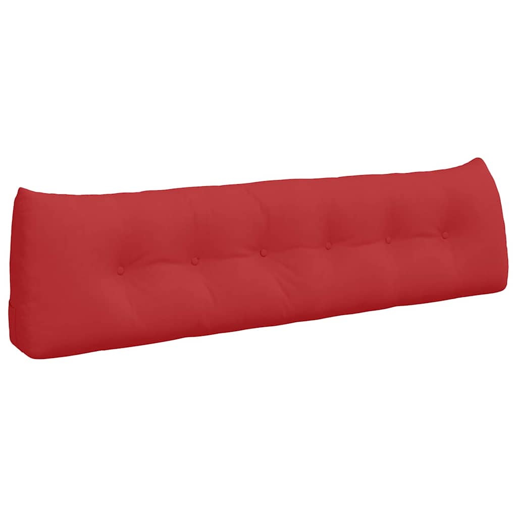 VidaXL coussin de dossier rouge 180 x 24 x 50 cm tissu