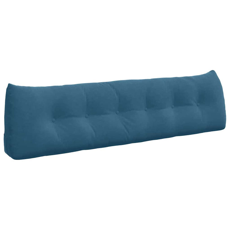 Vidaxx coussin de dossier bleu 180 x 24 x 50 cm velours