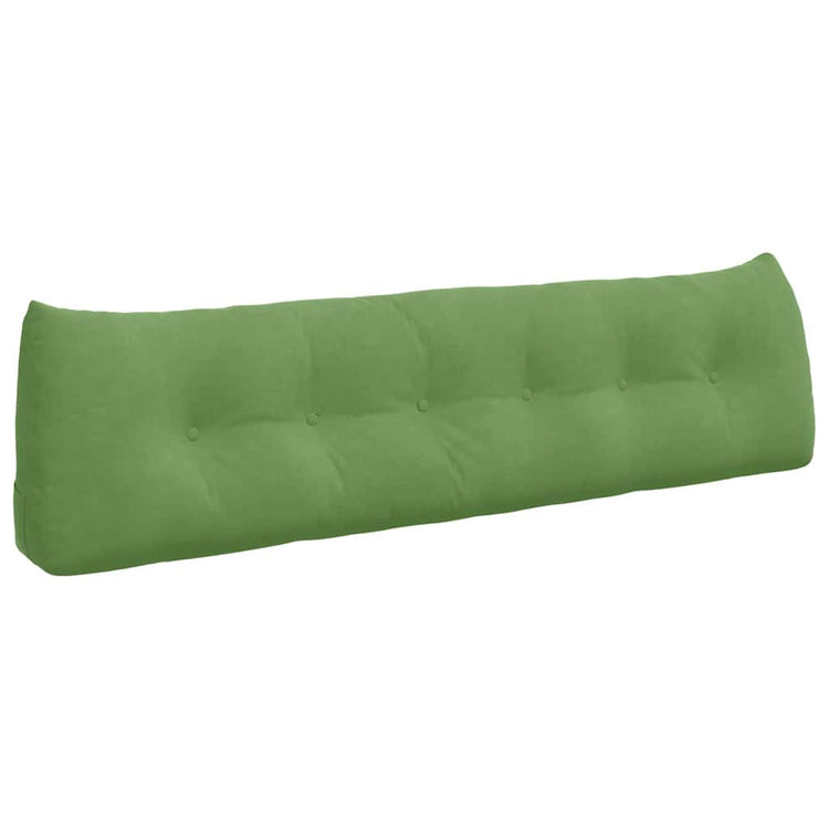 Vidaxx coussin de dossier vert clair 180 x 24 x 50 cm velours