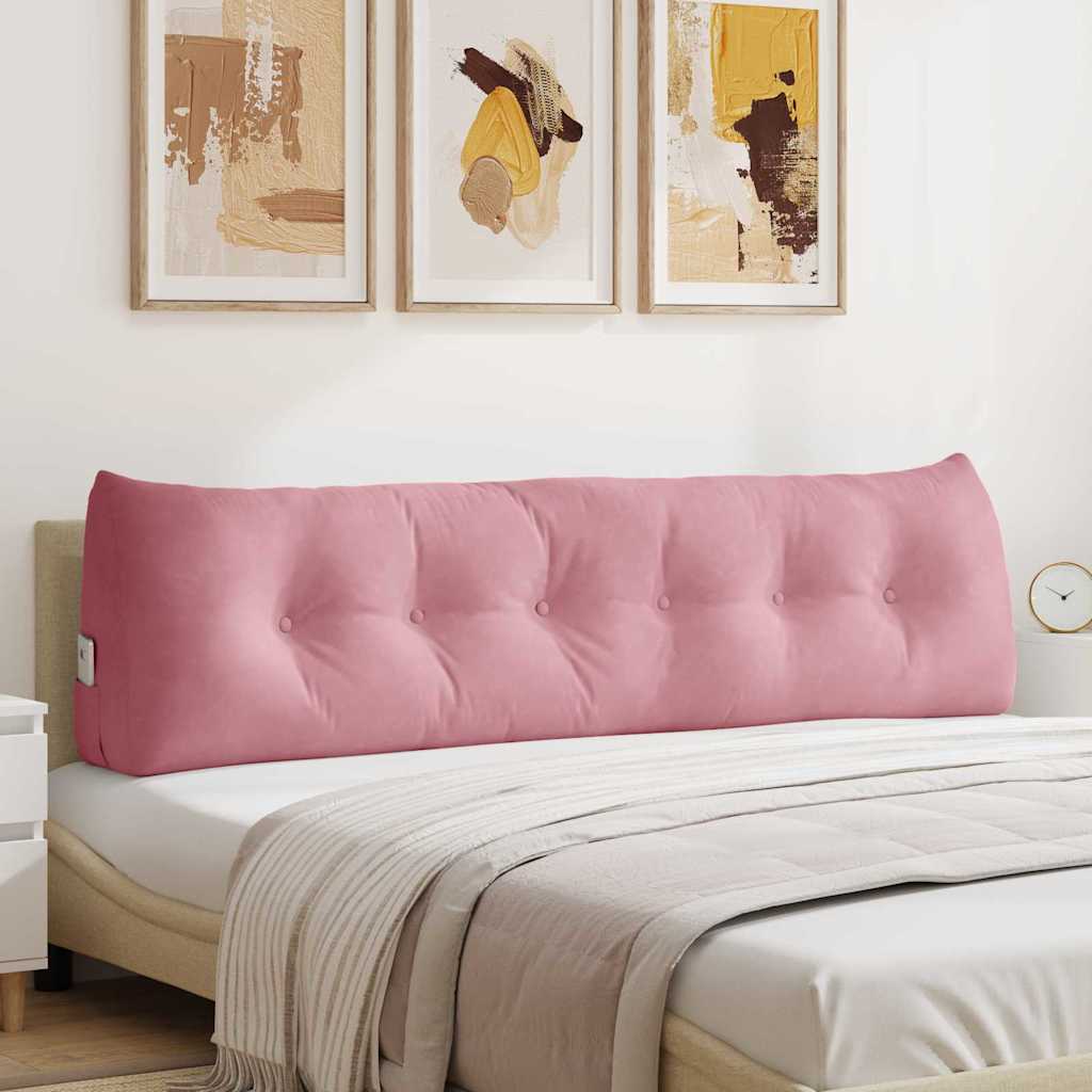 Vidaxx coussin de dossier rose 180 x 24 x 50 cm velours