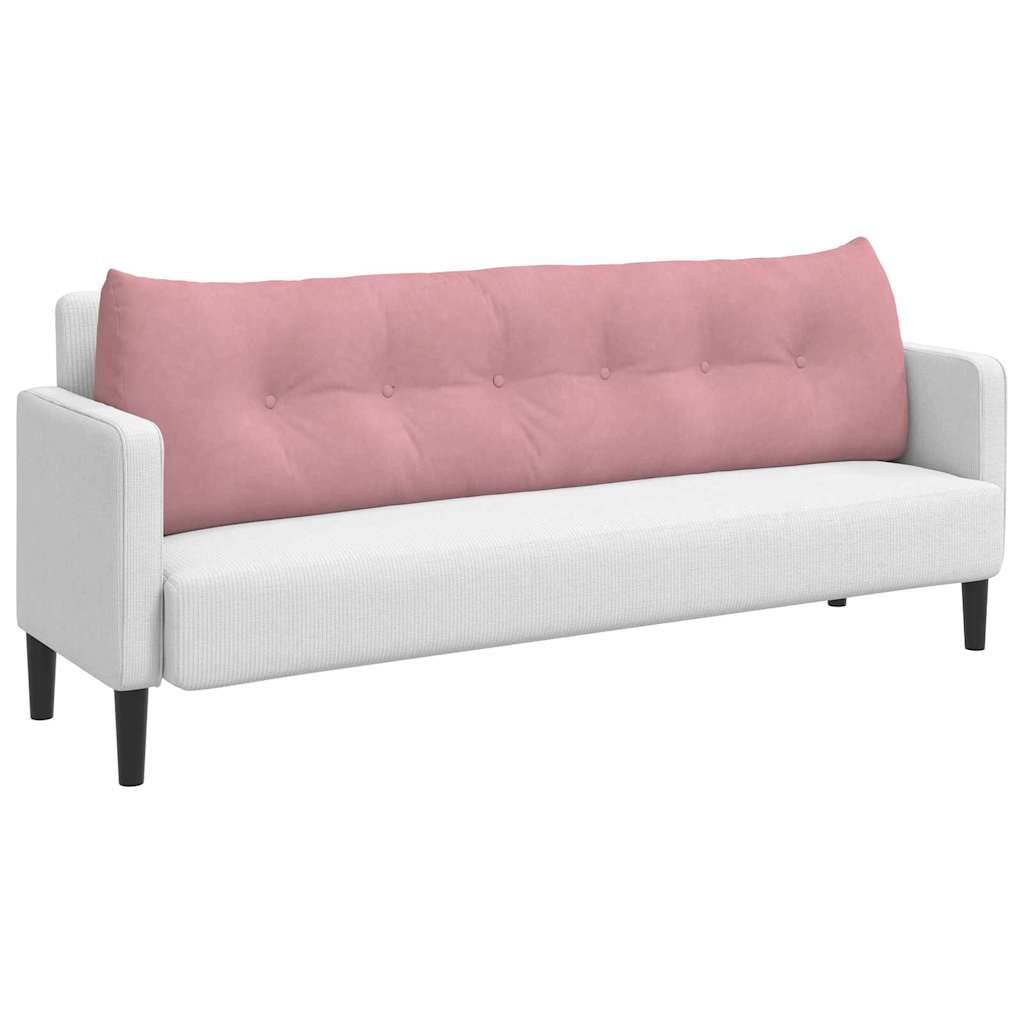 Vidaxx coussin de dossier rose 180 x 24 x 50 cm velours
